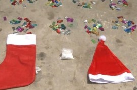 "Narcofamilia Navideña": vendían drogas en botitas y gorros de Papá Noel