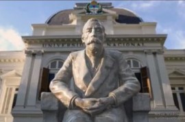 "Habló" Joaquín V. González, fundador de la Universidad Nacional de La Plata, que cumple 115 años