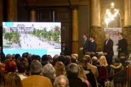 Kicillof y Alak dieron el puntapié inicial para recuperar parte del Eje Fundacional de La Plata