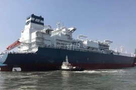 Un buque gasero varado en el Río de la Plata bloquea el paso a los puertos La Plata y Buenos Aires