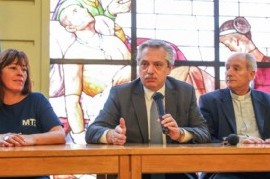 "Vine a escucharlos", les dijo Fernández a integrantes de la Pastoral Social y movimientos sociales