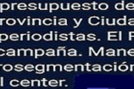 Cualquier parecido con una histórica frase de Juan Domingo Perón es pura coincidencia