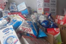 Con casi 2.000 litros de leche finalizó la colecta de La Plata Solidaria