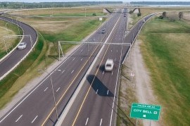 Fuerte avance para la nueva bajada de la Autopista Buenos Aires-La Plata en City Bell