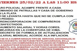 Policía bonaerense: nuevamente las redes se hacen eco de una convocatoria a un paro total