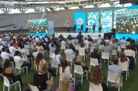 -EN VIVO- El presidente Fernández, Cristina, Kicillof y Massa encabezan un acto en La Plata