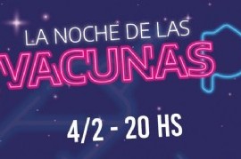 Este viernes se llevará a cabo "La noche de las vacunas"