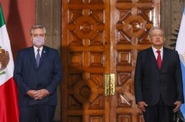 El presidente Fernández en México: intensa agenda de trabajo con su par Andrés Manuel López Obrador
