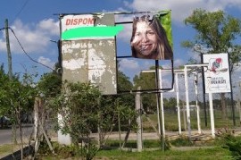 Hurlingham: destruyeron un cartel de una candidata de Patricia Bullrich