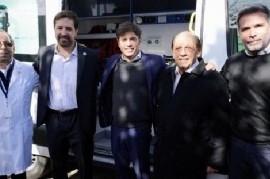 Berazategui: Kicillof y Mussi recorrieron las obras en el hospital "Evita Pueblo"