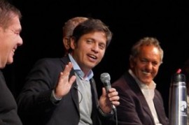 Avanza la alianza del ex gobernador Daniel Scioli y el actual, Axel Kicillof