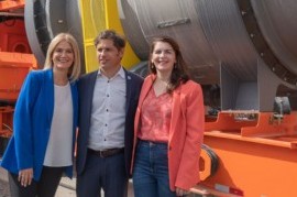Moreno: mediante Provincia Leasing, se puso en funcionamiento una nueva planta asfáltica