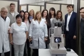Nuevo equipo en el Hospital San Martín de La Plata para prevenir la ceguera por diabetes