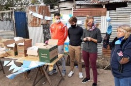 La Plata: Fundación que asiste a mujeres, comprometida en plena Pandemia con alimentos y prevención