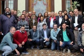 El Arzobispo de La Plata recibió a la multisectorial del "Diálogo por el trabajo y la vida digna"