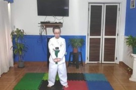 De "Búnker Lanús" a México: Tiziano, de 11 años, competirá de manera virtual en Para Taekwondo