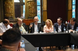 El Municipio de La Plata y la FELP acordaron trabajar para el desarrollo de los centros comerciales