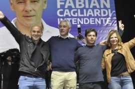 Kicillof estuvo en Berisso: "Fabián Cagliardi será el intendente que va poner en alto a esta ciudad"