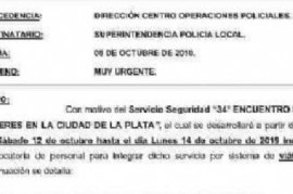 Policía Bonaerense y Control Ciudadano de La Plata: desconcierto ante el 34° Encuentro de Mujeres