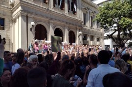 Universidades nacionales de todo el país realizaron actos en defensa de la educación pública