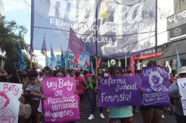 La Plata: la marcha por el 8 de Marzo tuvo fuertes críticas a la gestión municipal