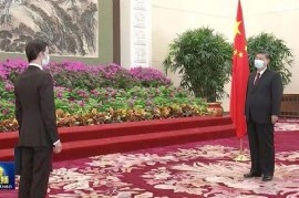 Xi Jinping recibió al embajador Sabino Vaca Narvaja, quien le presentó sus cartas credenciales