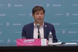 Las frases de Kicillof durante su conferencia en Gobernación