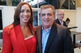 La gobernadora Vidal cruza el cerco de la Provincia y sale de gira para apoyar candidatos