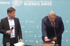 Con la presencia de su jefe político, Sergio Massa, Jorge D’Onofrio juró como ministro de Transporte