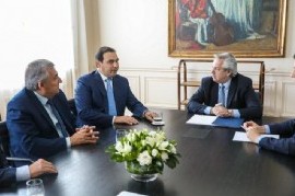 El presidente Fernández recibió a los gobernadores radicales de Corrientes, Mendoza y Jujuy