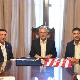 Reunión clave entre Alak, autoridades de Gimnasia y Estudiantes y Aprevide por el Clásico