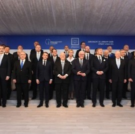 Israel: el presidente Fernández participó de la cena de bienvenida ofrecida por su colega Rivlin