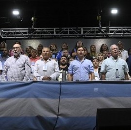 Ensenada: el primer paso de la CGT Regional unificada fue encolumnarse al gobernador Axel Kicillof