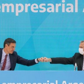 -Visita a la Argentina del presidente español- Fernández y Sánchez se reunieron con empresarios