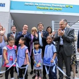 Florencio Varela: con críticas al Gobierno nacional, Axel Kicillof dio inicio al ciclo lectivo 2024