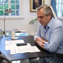 El presidente Alberto Fernández mantuvo una comunicación con el presidente italiano, Giuseppe Conte