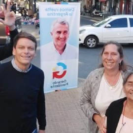 La UCR de La Plata comenzó con la campaña electoral que impulsa a Gerardo Morales a la presidencia