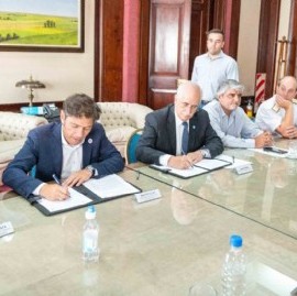 Acuerdo Kicillof-Taiana: los astilleros Río Santiago y Tandanor construirán buques para la Armada