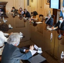 El presidente Fernández encabezó una nueva reunión del Comité de Vacunación contra el Coronavirus