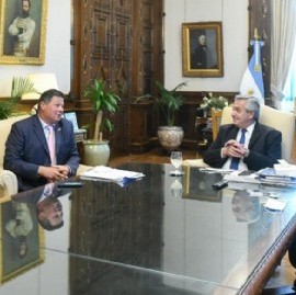El Presidente recibió a los principales referentes de la empresa ExponenciAR