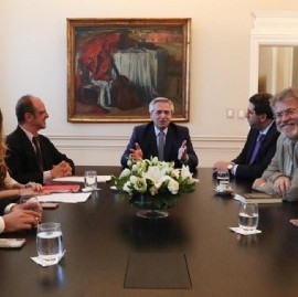 El presidente Alberto Fernández se reunió en Casa Rosada con su Consejo de Asesores