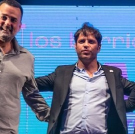 El gobernador Axel Kicillof recibió el respaldo a su reelección del Movimiento Somos Barrios de Pie