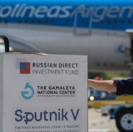 Coronavirus: Arribó el avión de Aerolíneas Argentinas con 330.000 dosis 1 de la vacuna Sputnik V