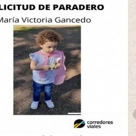 Gendarmería Nacional pidió colaboración urgente para dar con el paradero de una niña