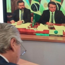 Los presidentes Fernández y Bolsonaro se prometieron amistad diplomática y comercial