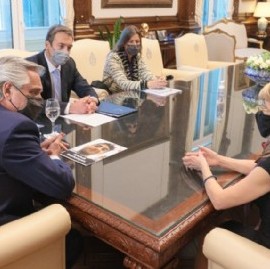 Fernández recibió a familiares del policía de la Ciudad, Arshak Karhanyan, desaparecido desde 2019