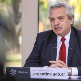 Alberto Fernández: "Los que gritan suelen no tener razón"