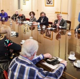 El presidente Fernández recibió a la CGT: mira en la reactivación y la renovación de sus autoridades