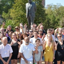 En su natalicio, la UCR de La Plata le hizo un homenaje al ex presidente Raúl Alfonsín